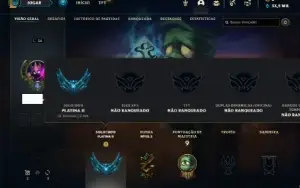 Conta Platina 2 com 25 Champs e 1 Skin