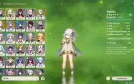 Conta Genshin AR 55 + Nahida e BIS + Alhaitham + Star Rail
