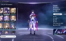 Conta Genshin AR 55 + Nahida e BIS + Alhaitham + Star Rail