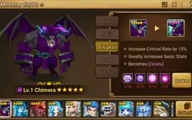 Reroll Summoners War lvl10 com Zeratu + Kaki