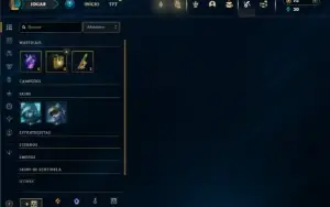 Unranked com 27 Champs e 3 Skins + 2 Fragmentos