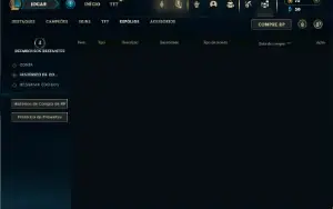 Unranked com 27 Champs e 3 Skins + 2 Fragmentos