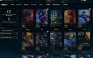 Conta lol [Mestre Nas 2 Filas]