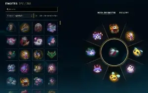 Ouro 2 com TODOS os Champs e 402 Skins