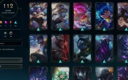Conta LOL Nível 374 Unraked