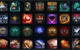 League of Legends 136 champs 53 skins lvl 38
