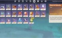 AR58 2192 Gemas, 13 armas 5★, 16 Personagems 5★.