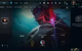 League of Legends conta lvl 22 upada manualmente