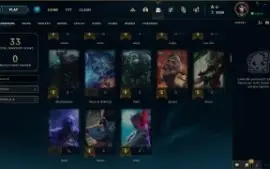 League of Legends conta lvl 22 upada manualmente