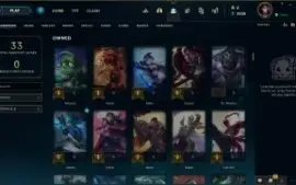 League of Legends conta lvl 22 upada manualmente