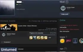 Conta steam com 660 reais em jogos (VAC CSGO)
