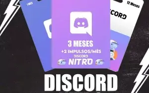 Discord Nitro Gaming 1 Mês + 2 Impulsos + ENVIO IMEDIATO