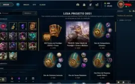 Conta League of Legends (+200 skins)