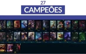 CONTA LEAGUE OF LEGENDS PLATINA 3 • 27 CAMPEÕES • HIGH MMR