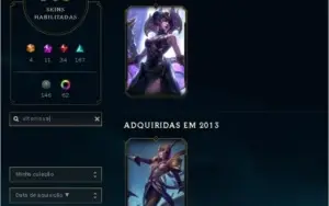 Conta Lol e Valorant (R$9750) Elise e Morgana Vitoriosa