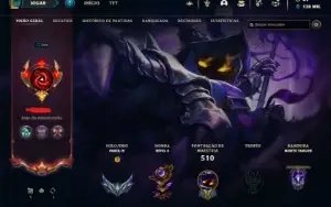 Conta Lol com +200 SKINS e +130k de essência azul