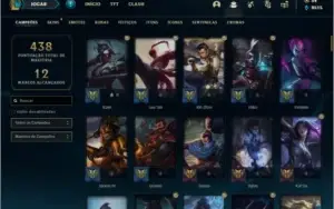 Conta platina 4 com 155 skins e 117 champs (MAIN JG)