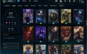 Conta prata 3 com 81 champs e 82 skins ( MAIN SUP )
