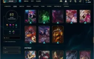 Conta prata 3 com 81 champs e 82 skins ( MAIN SUP )