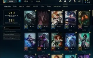 Conta prata 3 com 81 champs e 82 skins ( MAIN SUP )
