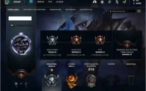 Conta prata 3 com 81 champs e 82 skins ( MAIN SUP )