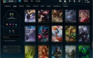 Conta prata 3 com 81 champs e 82 skins ( MAIN SUP )