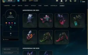 CONTA LEAGUE OF LEGENDS