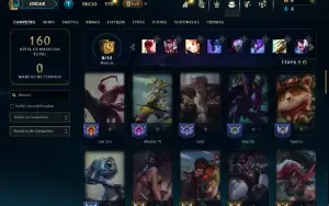 Prata 4 com 60 Champs e 18 Skins
