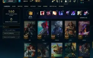Prata 4 com 60 Champs e 18 Skins