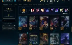 Prata 4 com 60 Champs e 18 Skins