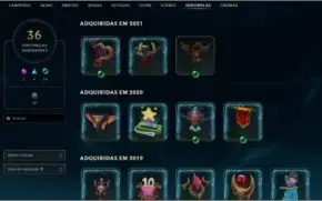 Conta de League Of Legends nível 458