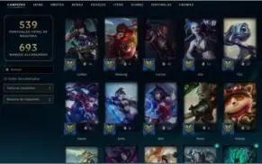Conta de League Of Legends nível 458