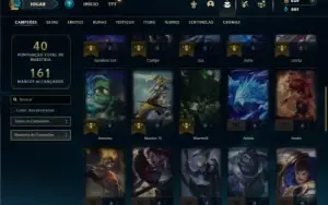 Esmeralda 3 com 45 Champs e 15 Skins + 7 Espolios