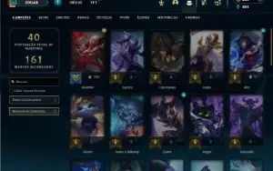 Esmeralda 3 com 45 Champs e 15 Skins + 7 Espolios