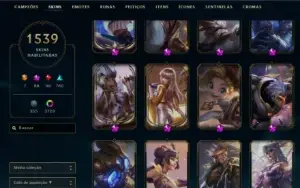 Conta de lol todas skins