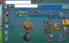Conta Lords Mobile T4 485m de poder 8m de tropas(migra 1093)