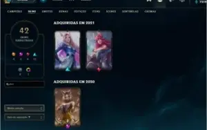 Conta Prata 3 C/ Kai'sa e Ahri Prestigio