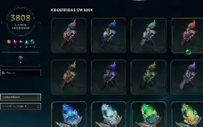 Conta LOL league of legends todas skins e cromas
