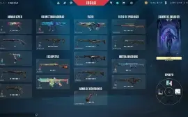 Conta Valorant // Todas skins Saqueadora // Ascedente 3