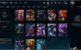 ACC LOL LVL 193 C/ VÁRIAS SKINS, ÍCONES E CAMPEÕES
