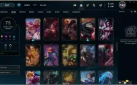 ACC LOL LVL 193 C/ VÁRIAS SKINS, ÍCONES E CAMPEÕES