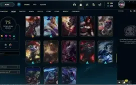 ACC LOL LVL 193 C/ VÁRIAS SKINS, ÍCONES E CAMPEÕES