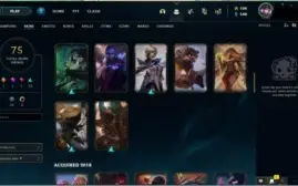 ACC LOL LVL 193 C/ VÁRIAS SKINS, ÍCONES E CAMPEÕES