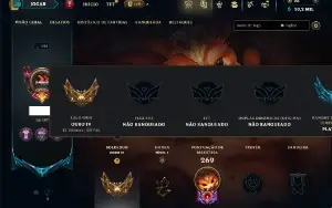 Ouro 4 com 90 Champs e 42 Skins ( TOP / JG / ADC )