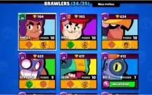 20 MIL TROFÉUS - 34/35 BRAWLERS