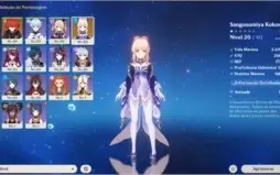 Genshin Impact / AR 20 / Kokomi + Diluc + Cortador de Jade