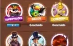 Conta coin master vila 196 com 65k de giros