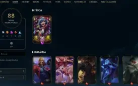 Conta League of Legends Full Acesso - 106 Champs e 88 Skins