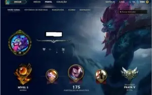 CONTA LEAGUE OF LEGENDS