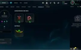 Conta LOL - Platina IV, 62% de WR